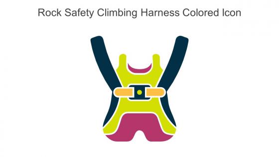 Rock Safety Climbing Harness Colored Icon In Powerpoint Pptx Png And Editable Eps Format