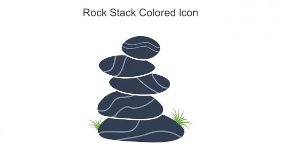 Rock Stack Colored Icon In Powerpoint Pptx Png And Editable Eps Format