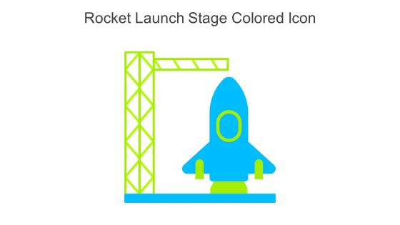 Rocket Launch Stage Colored Icon In Powerpoint Pptx Png And Editable Eps Format