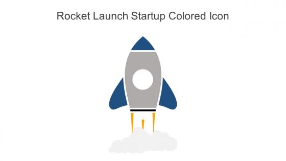 Rocket Launch Startup Colored Icon In Powerpoint Pptx Png And Editable Eps Format