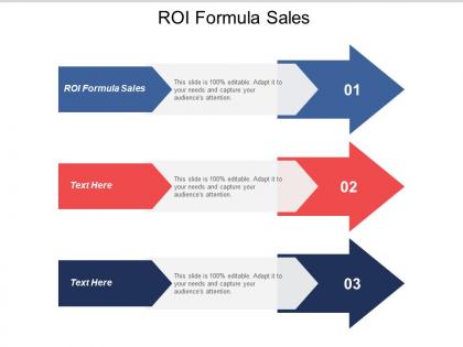 Roi formula sales ppt powerpoint presentation icon show cpb
