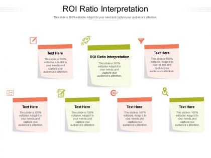 Roi ratio interpretation ppt powerpoint presentation ideas gallery cpb