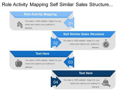 Role activity mapping self similar sales structure segmentation positioning