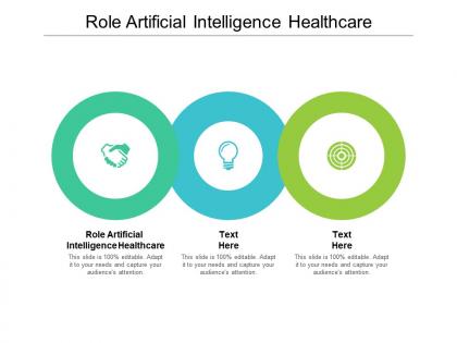 Role artificial intelligence healthcare ppt powerpoint presentation infographics cpb