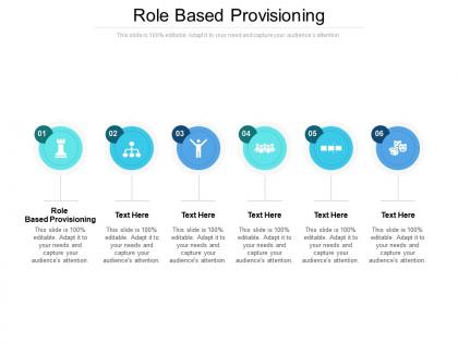 Role based provisioning ppt powerpoint presentation ideas outfit cpb