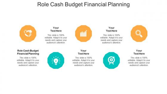 Role cash budget financial planning ppt powerpoint presentation gallery layout cpb
