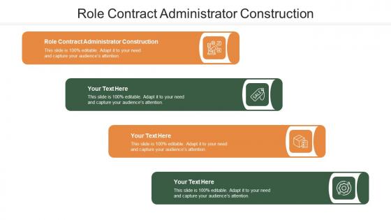 Role Contract Administrator Construction Ppt Powerpoint Presentation Layouts Graphic Cpb