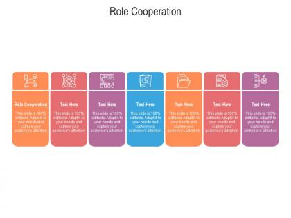 Role cooperation ppt powerpoint presentation professional visual aids cpb