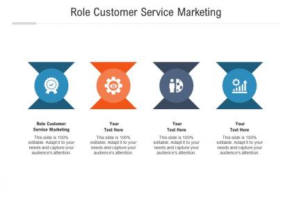 Role customer service marketing ppt powerpoint presentation summary gridlines cpb