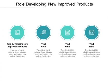 Role developing new improved products ppt powerpoint presentation file format ideas cpb