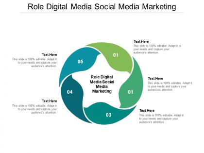 Role digital media social media marketing ppt powerpoint presentation icons cpb