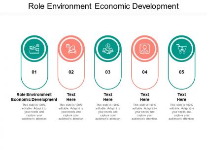 Role environment economic development ppt powerpoint presentation model cpb