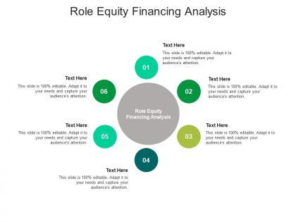 Role equity financing analysis ppt powerpoint presentation inspiration diagrams cpb