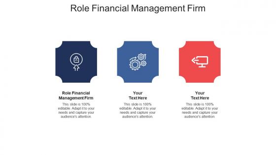 Role financial management firm ppt powerpoint presentation show example cpb