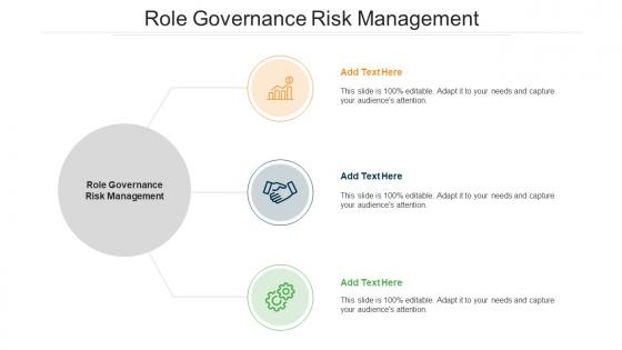 Role Governance Risk Management Ppt Powerpoint Presentation Gallery Slide Cpb