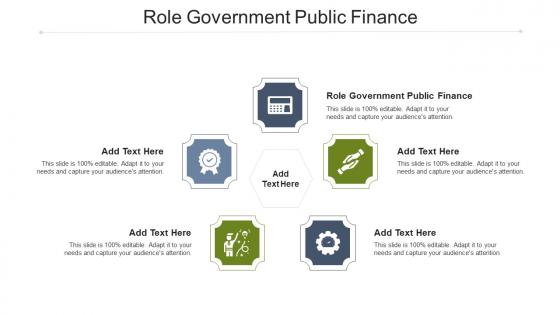 Role Government Public Finance Ppt Powerpoint Presentation Infographic Cpb