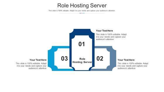 Role hosting server ppt powerpoint presentation layouts portfolio cpb