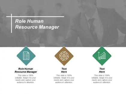 Role human resource manager ppt powerpoint presentation inspiration example introduction cpb