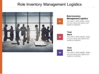 Role inventory management logistics ppt powerpoint presentation inspiration smartart cpb