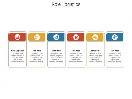 Role logistics ppt powerpoint presentation inspiration sample cpb