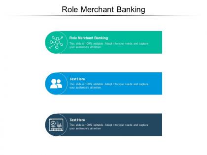 Role merchant banking ppt powerpoint presentation model smartart cpb