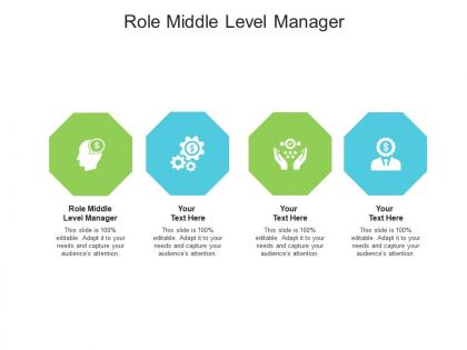 Role middle level manager ppt powerpoint presentation slides visuals cpb