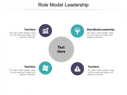 Role model leadership ppt powerpoint presentation model skills cpb
