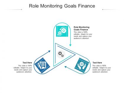 Role monitoring goals finance ppt powerpoint presentation slides display cpb