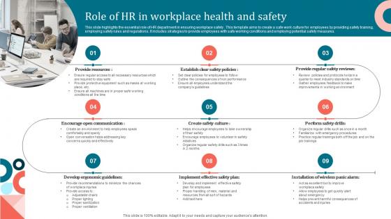Role Of HR In Workplace Health And Safety