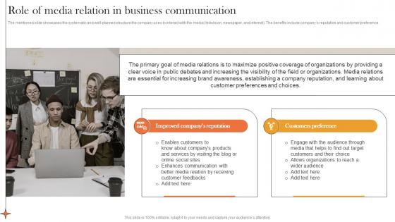 Role Of Media Relation In Internal And External Corporate Communication