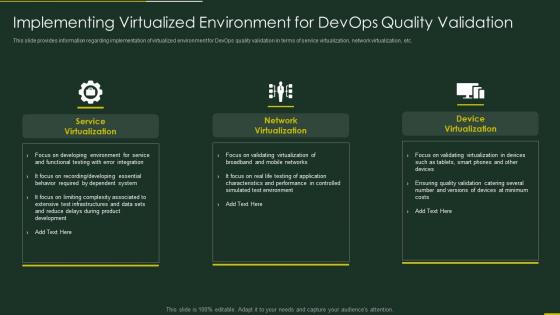 Role of qa in devops it implementing virtualized environment for devops quality validation