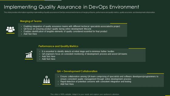 Role of qa in devops it quality assurance in devops environment