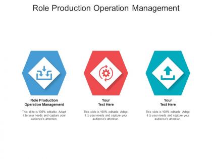 Role production operation management ppt powerpoint presentation pictures cpb