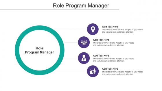 Role Program Manager Ppt Powerpoint Presentation Portfolio Brochure Cpb