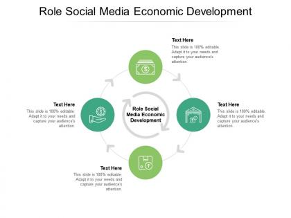Role social media economic development ppt powerpoint presentation ideas show cpb