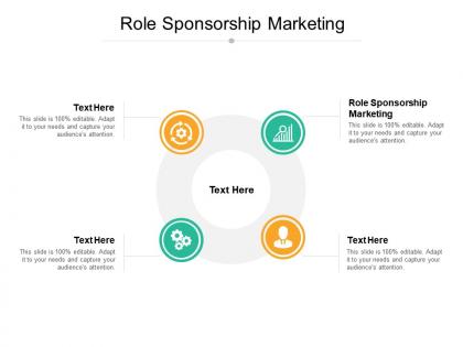 Role sponsorship marketing ppt powerpoint presentation infographics backgrounds cpb