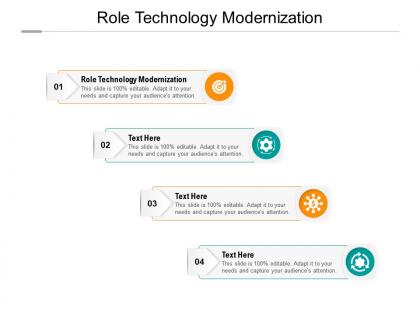 Role technology modernization ppt powerpoint presentation portfolio rules cpb