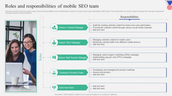 Roles And Responsibilities Of Mobile SEO Team Introduction To Mobile Search