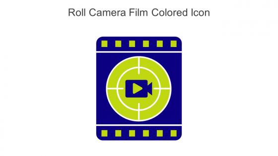 Roll Camera Film Colored Icon In Powerpoint Pptx Png And Editable Eps Format