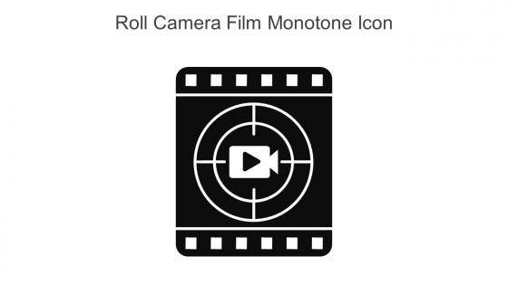 Roll Camera Film Monotone Icon In Powerpoint Pptx Png And Editable Eps Format