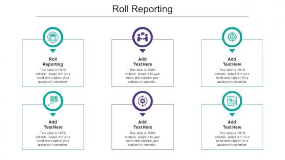 Roll Reporting Ppt Powerpoint Presentation Pictures Visual Aids Cpb
