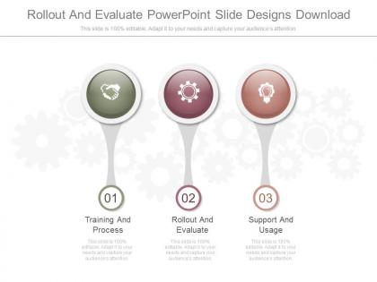 Rollout and evaluate powerpoint slide designs download