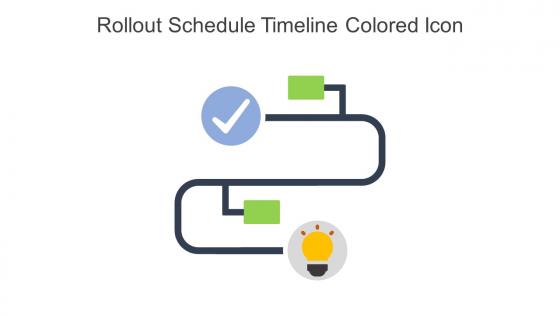 Rollout Schedule Timeline Colored Icon In Powerpoint Pptx Png And Editable Eps Format