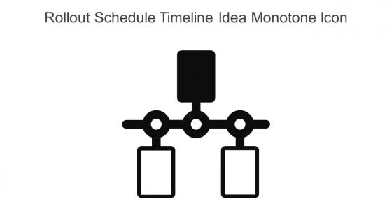 Rollout Schedule Timeline Idea Monotone Icon In Powerpoint Pptx Png And Editable Eps Format