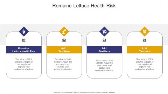 Romaine Lettuce Health Risk In Powerpoint And Google Slides Cpb