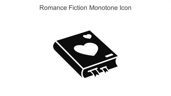 Romance Fiction Monotone Icon In Powerpoint Pptx Png And Editable Eps Format