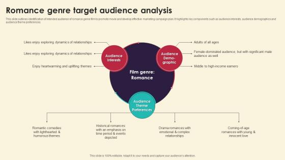 Romance Genre Target Audience Analysis Marketing Strategies For Film Productio Strategy SS V