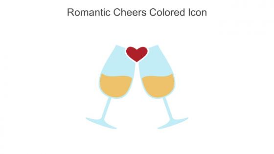 Romantic Cheers Colored Icon In Powerpoint Pptx Png And Editable Eps Format