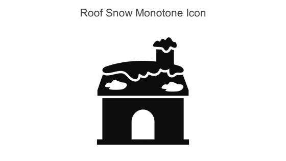 Roof Snow Monotone Icon In Powerpoint Pptx Png And Editable Eps Format
