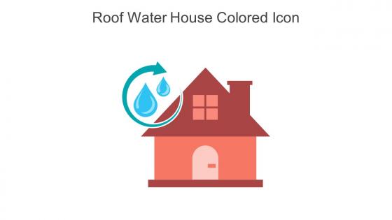 Roof Water House Colored Icon In Powerpoint Pptx Png And Editable Eps Format